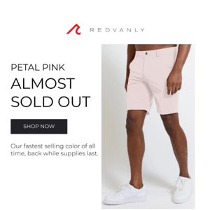 Almost Sold Out: Petal Pink