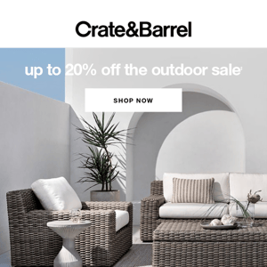 ⛱️ Up to 20% off The Outdoor Sale ⛱️