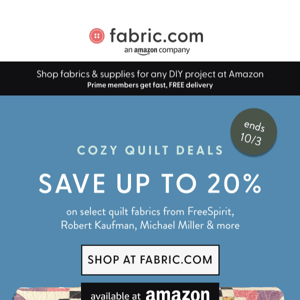 🤗Get Cozy with up to 20% off Select Quilts🤗