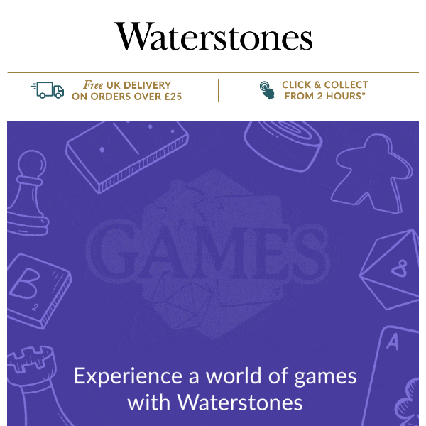 A World Of Games At Waterstones