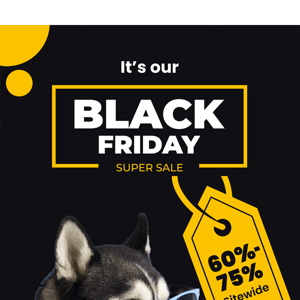 Black Friday Sale is LIVE - 60-75% off Sitewide Nandog Pet Gear 🐾