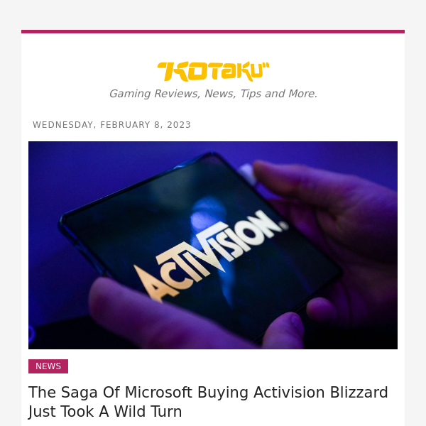 Microsoft Activision Saga