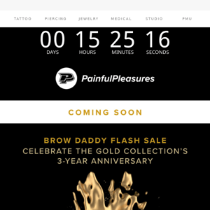 TOMORROW: Brow Daddy 30% off sale