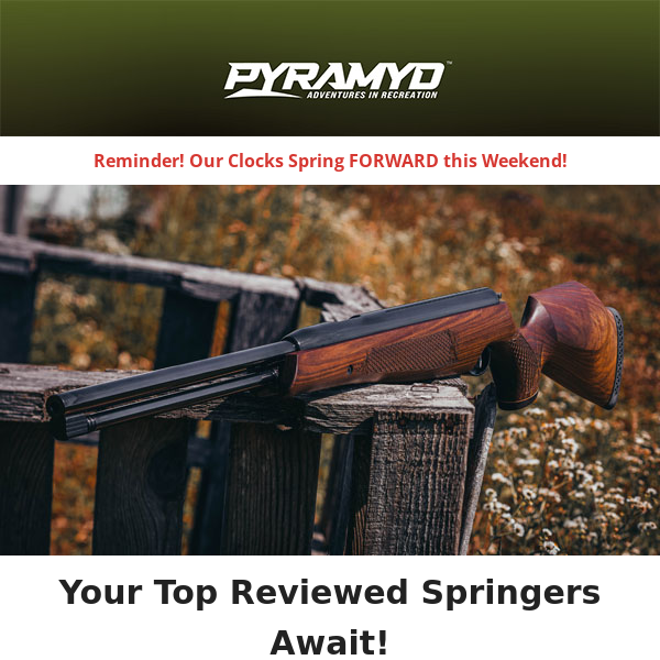 SPRING Forward with Top Springers Now!