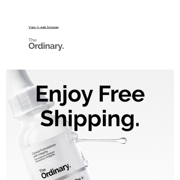 Free shipping on your first order.