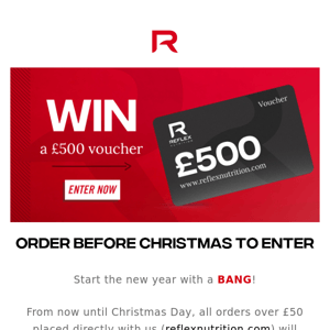 Win a £500 E-Voucher 💳