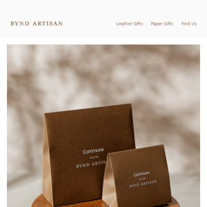 Commune with Bynd Artisan: Artistry Meets Sustainability