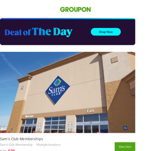 How About a $20 Sam's Club Membership?