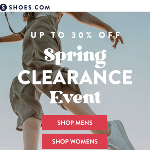 A Spring Clearance! Save Big on Skechers, Crocs, And 30% OFF All Slippers!