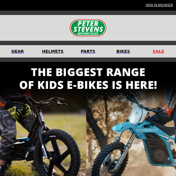 The Ultimate Range of Kids E-Bikes - SHOP NOW!