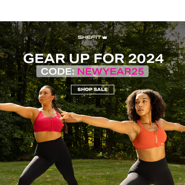 Gear up for 2024 & save 25% sitewide!