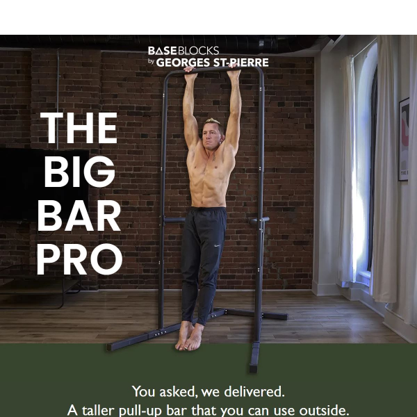 New drop. Meet the Big Bar Pro.