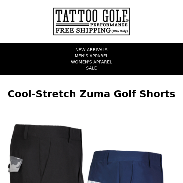 New Zuma Golf Shorts