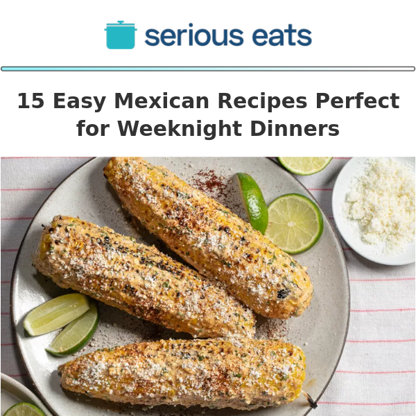 15 Easy Mexican Recipes Perfect for Weeknight Dinners