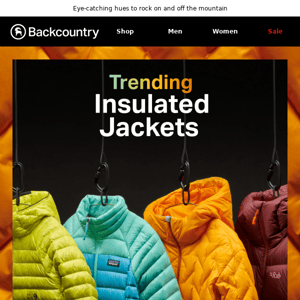 Trend alert! Flashy puffy jackets 🌈
