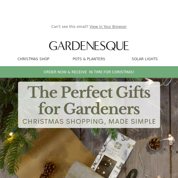 The Gardeners Gift Guide