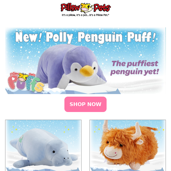 New! 😍 Polly Penguin PUFF!