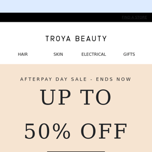 Afterpay Day Sale Ending Now