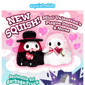 Introducing...the Valentine's Plague Duo! And more new Squish!