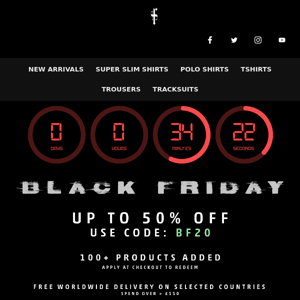 Black Friday → Up To 50% Off Sale 💲✂️