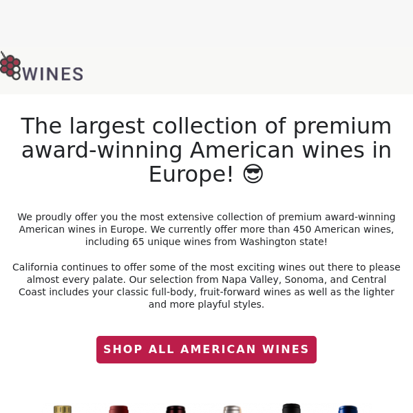 US Wines  - California, Washington & More🍷