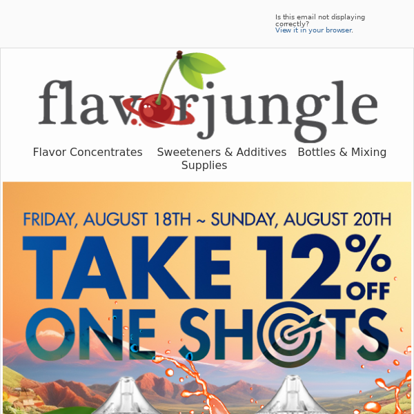 One Shot Savings at FlavorJungle