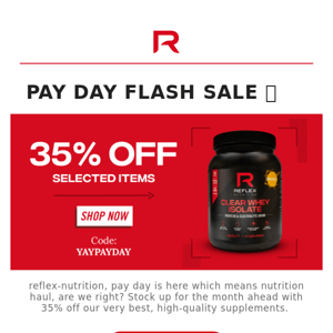 Save Big on Pay Day: Our Flash Sale awaits! 🎉