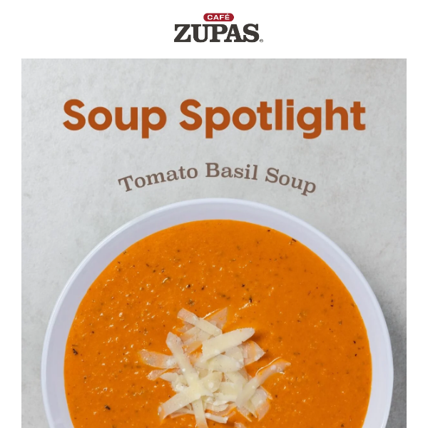 🍅 Soup Spotlight: Tomato Basil