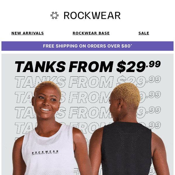 Tanks From $29.99 💫