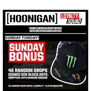 LAST CHANCE FOR SIGNED KEN BLOCK HATS