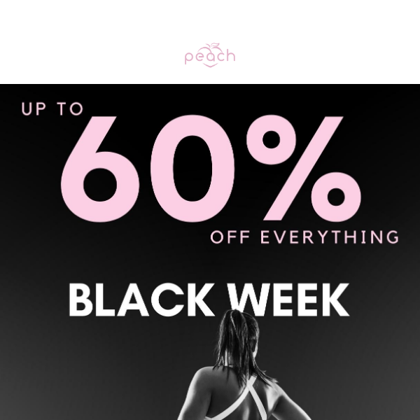 🖤UP TO 60% OFF EVERYTHING! BLACK WEEK STARTING NOW!