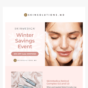 SkinMedica Saturday: 20% OFF 😍