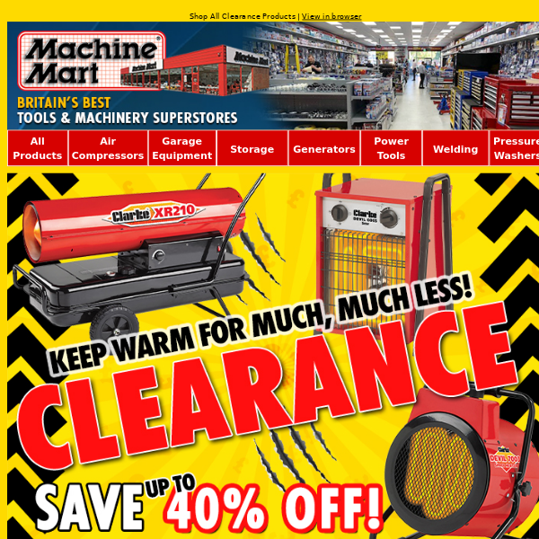 Brrrr! Huge Discounts on Heaters & Jump Starters in Your Local Store!