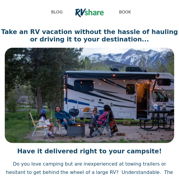 Don't Want to Drive an RV?