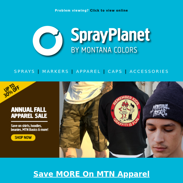 Fall Apparel Sale up to 30% Off