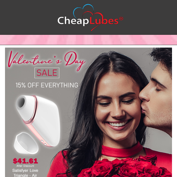 💝CheapLubes Valentine's Day Sale Extended - Get 15% Off Any Size Order or Free Savvy Shopper Shipping on orders over $30. Ends February 16th. (C)