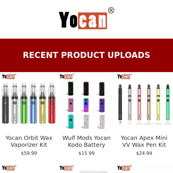 The Most Recent Products From Yocan!