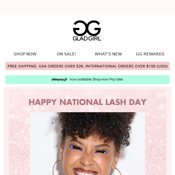20% OFF TODAY ONLY! Happy National Lash Day!
