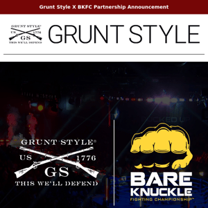 Grunt Style Named Official Apparel Partner of BKFC