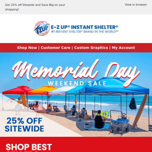 ⏳ Act Fast! Memorial Day Deals Too Good to Last!