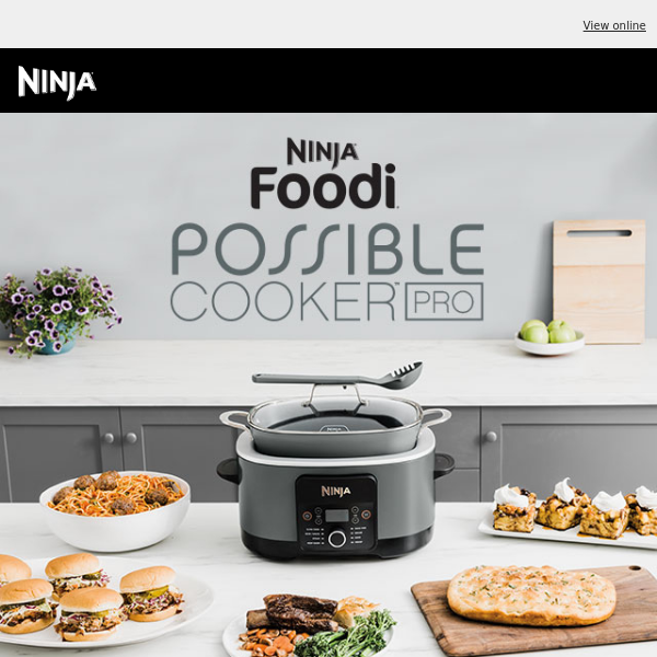 Ninja Foodi Possible Cooker, MC1000WMWH, Slow Cooker, White