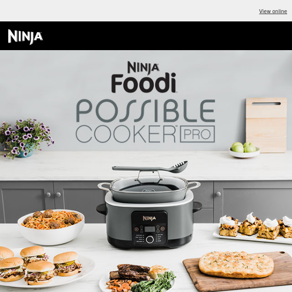 Ninja Foodi 8.5qt PossibleCooker PRO 8-in-1 Multicooker & Accessories