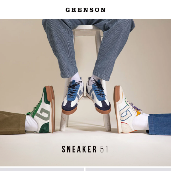 New Season Sneaker 51 + Take Up to 60% Off in Our Sale
