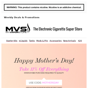 💕11% Off Your Entire Order This Mother's Day Weekend!