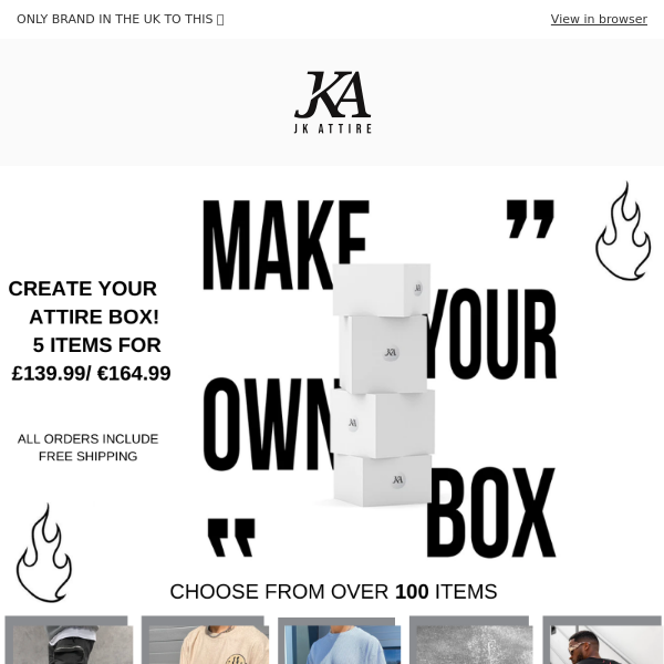 CREATE YOUR ATTRE BOX 📦 🔥