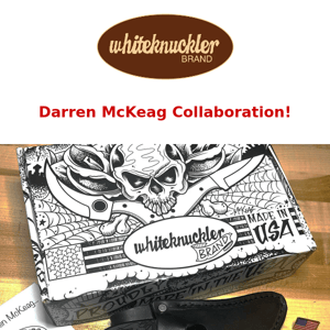 Famous Artist Darren McKeag knife collaboration!