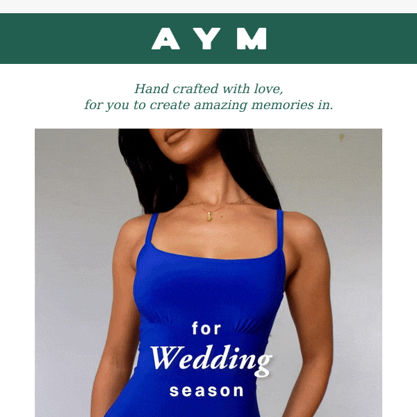 AYM Studio, meet our new 'Zanna' Dress 🤍 - AYM Studio