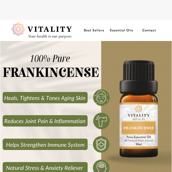 Frankincense - Vitality Extracts