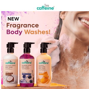 JUST Launched: NEW Fragrance Body Washes