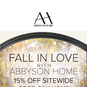 🍂 Fall in Love with Abbyson Home Event is Here 🍂